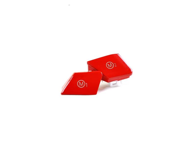 Autotecknic Bright Red M1/ M2 Button Set - BMW F87 M2