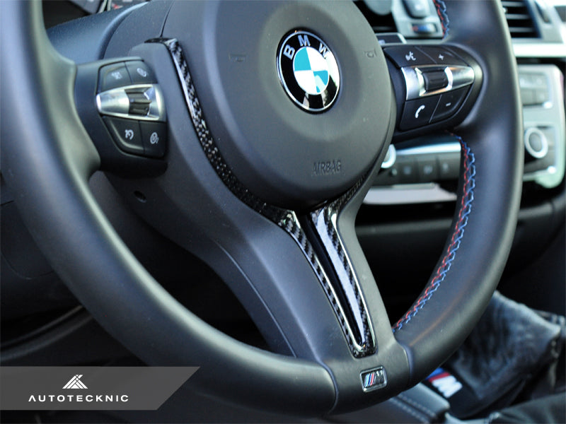 Autotecknic Carbon Steering Wheel Trim - BMW F87 M2