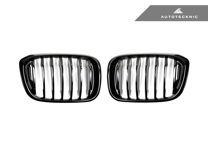 Autotecknic Glazing Black Front Grille Set - BMW G01 X3 G02 X4 PRE-LCI