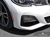 Autotecknic Dry Carbon Front Bumper Trim - BMW G20 M340i