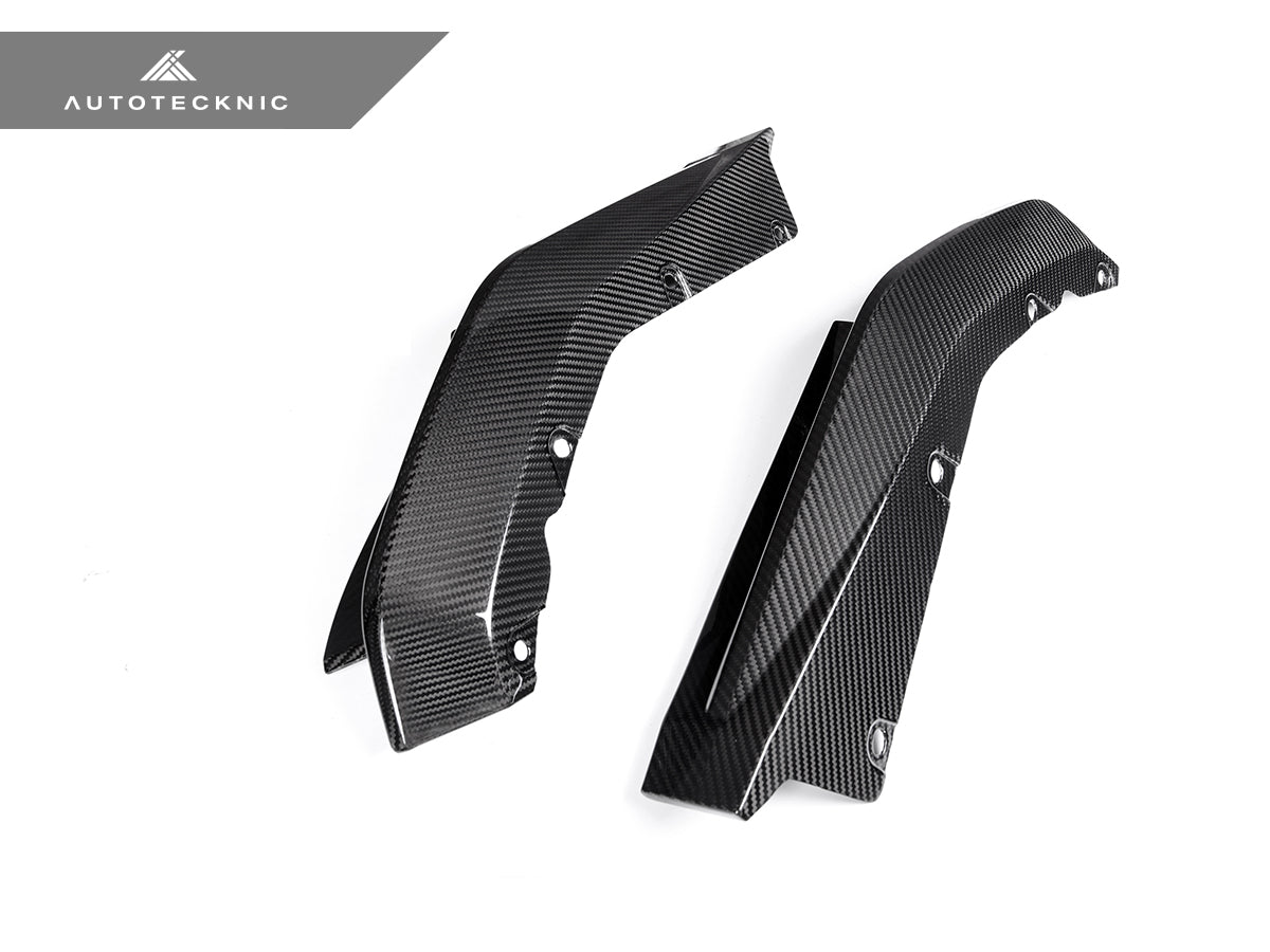 Autotecknic Dry Carbon Oem-Spec Rear Splitter Set - BMW G80 M3 G82 G83 M4