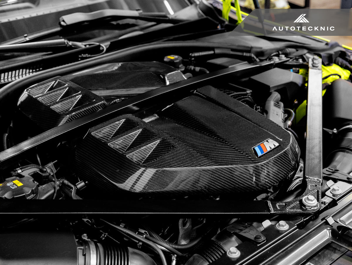 Autotecknic Dry Carbon Fiber Engine Cover - BMW G87 M2 G80 M3 G82 M4