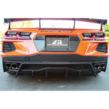 APR Performance Carbon Fiber  License Plate Backing - Chevrolet Corvette C8 2020-2023