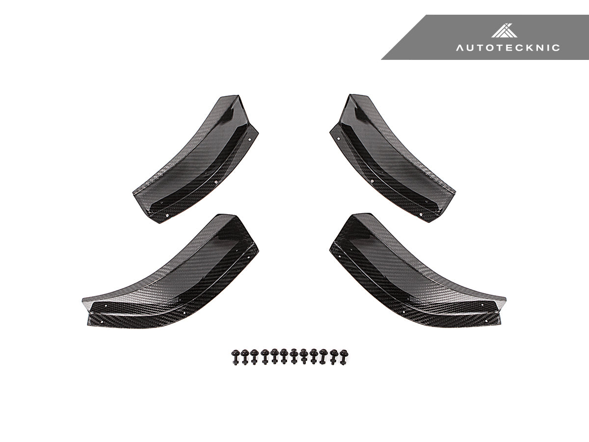 Autotecknic Gt4 Dry Carbon Bumper Canard Set - BMW G80 M3 G82 M4