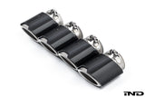BMW M Performance G90 / G99 M5 Carbon Titanium Tip Set | 18305B35D87