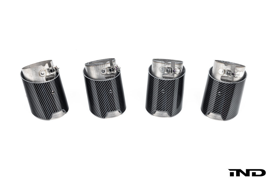 BMW M Performance G90 / G99 M5 Carbon Titanium Tip Set | 18305B35D87