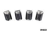 BMW M Performance G90 / G99 M5 Carbon Titanium Tip Set | 18305B35D87