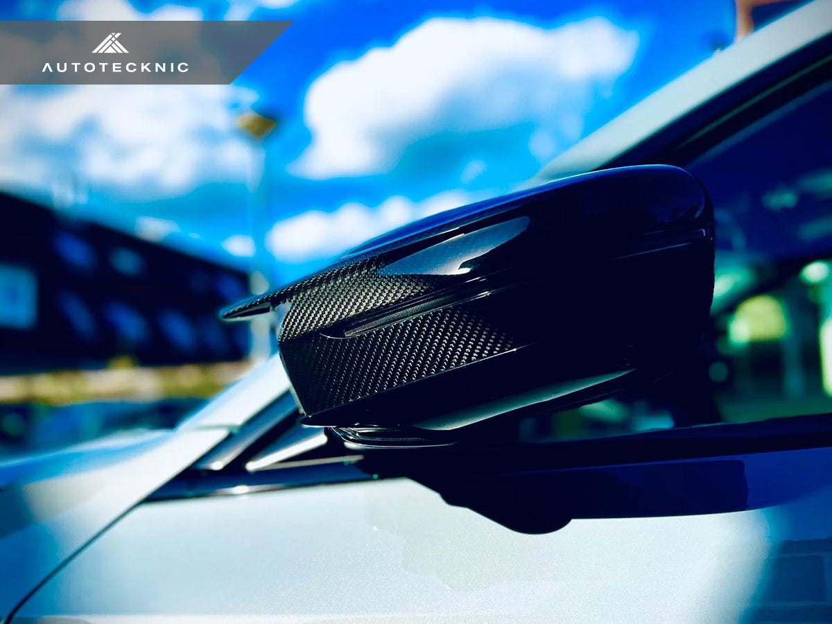 Autotecknic Dry Carbon Fiber Mirror Covers - BMW G87 M2