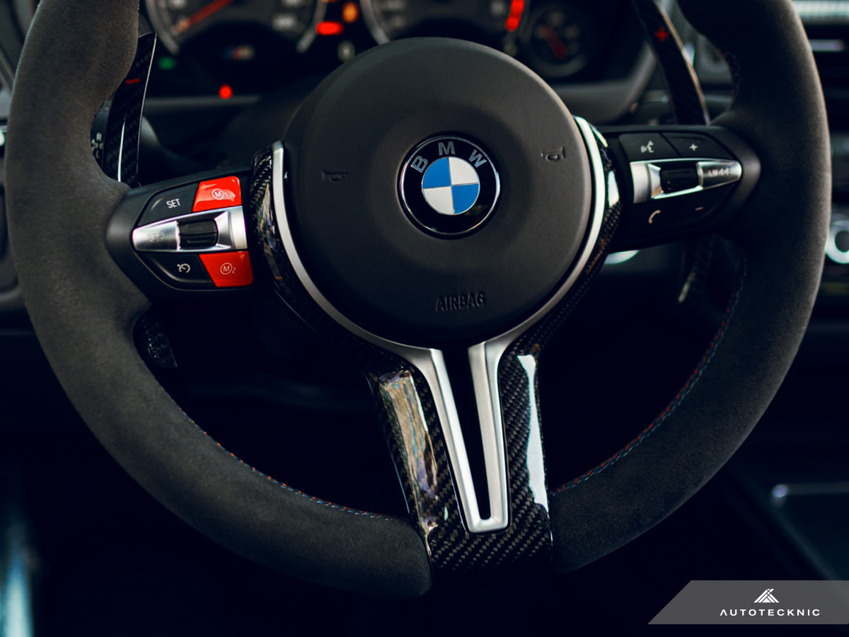 Autotecknic Carbon Outer Steering Wheel Trim - BMW F80 M3 F82 M4