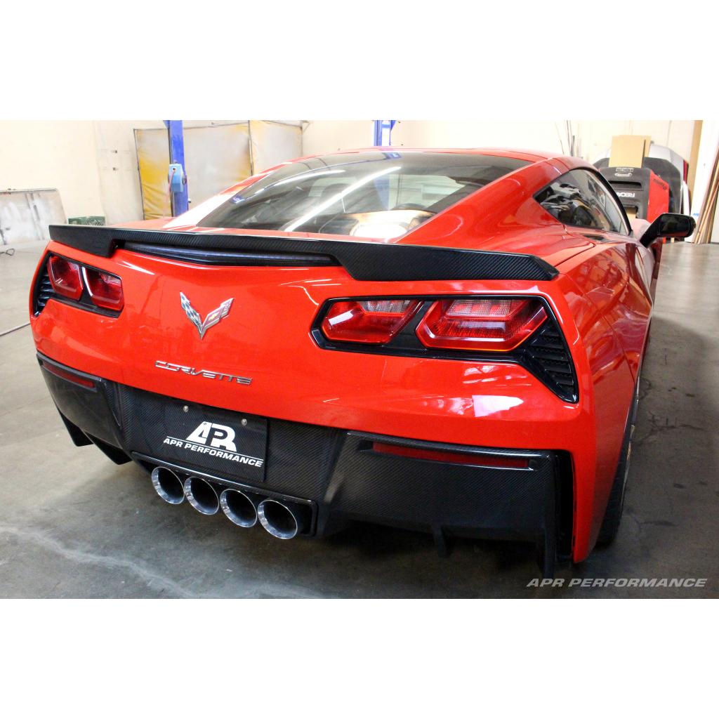 APR Performance Carbon Fiber Rear Deck Spoiler - Chevrolet Corvette C7 2014-Up (Version 1)