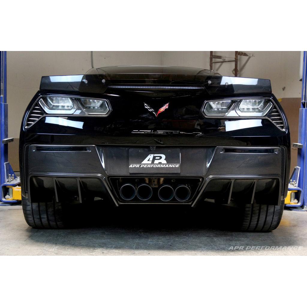 APR Performance Carbon Fiber Rear Diffuser Version 2 - Chevrolet Corvette C7 Z06  2014-2019