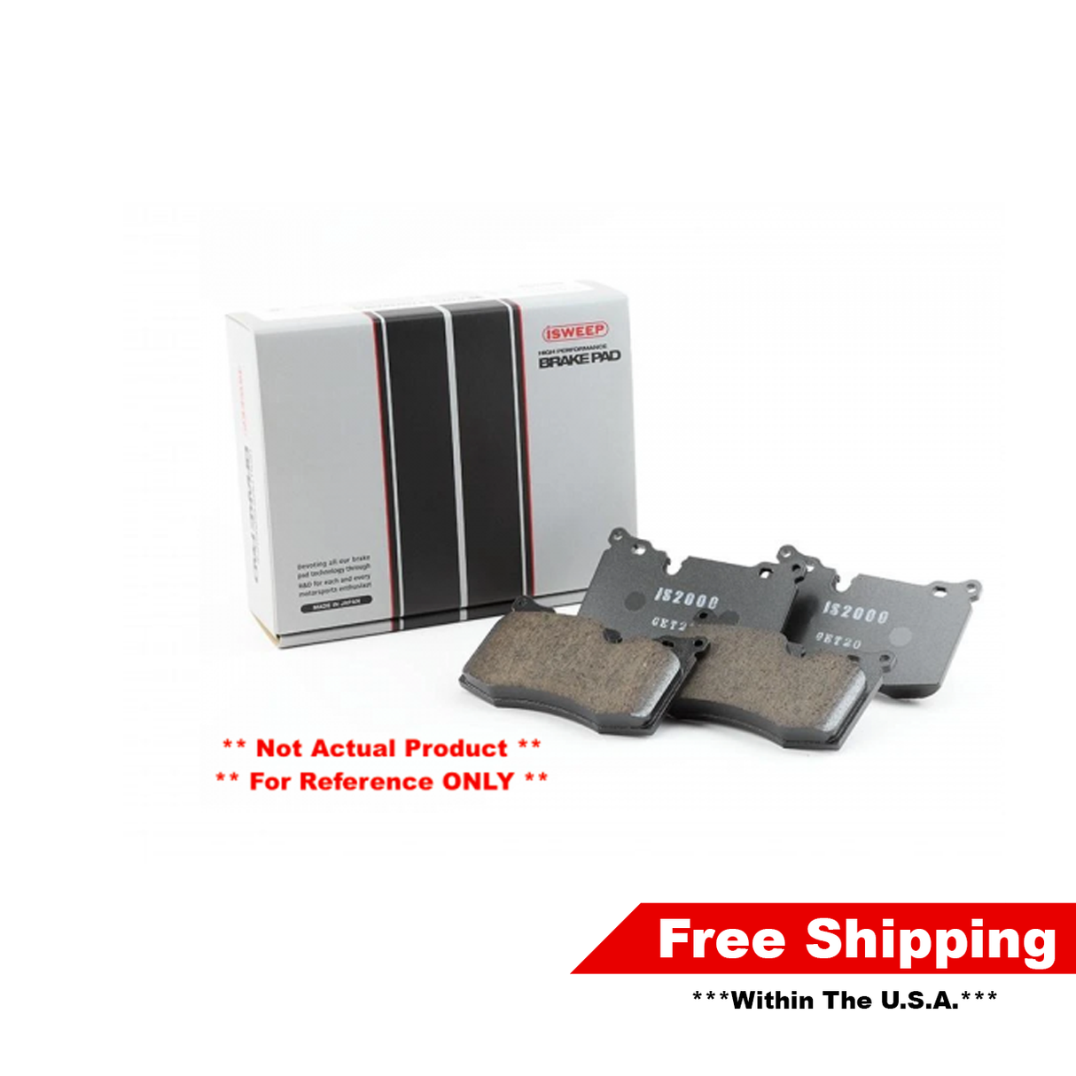 iSWEEP Front Brake Pads for BMW F97 X3M F98 X4M RR1535 Free Shipping