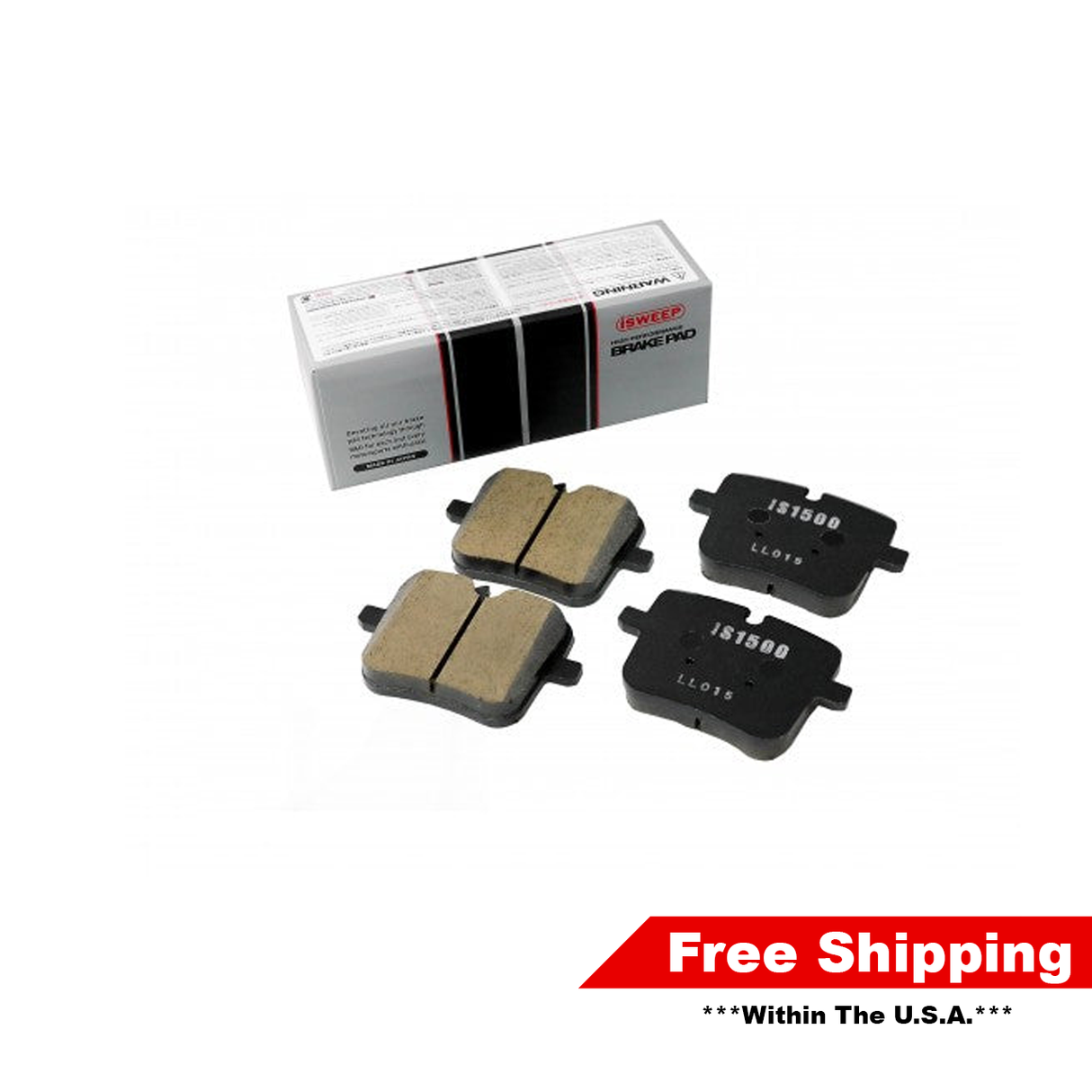 iSWEEP Low Dust Rear Brake Pads - BMW F95 X5M and X5M Competition