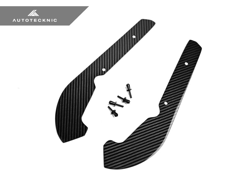 Autotecknic Carbon Fiber Front Splash Guards - BMW F87 M2 and M2 COMPETITION